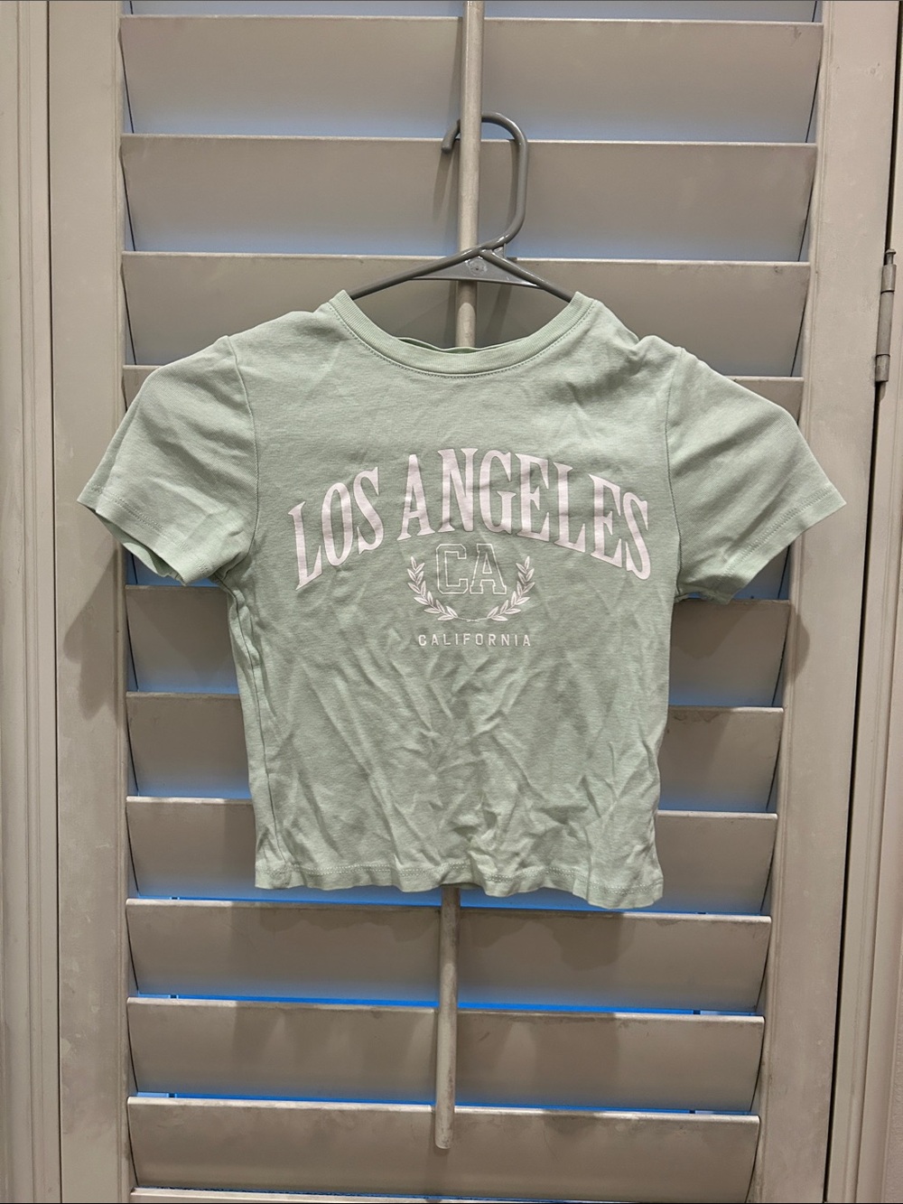 Unbranded Kids Mint Green 'Los Angeles' Short Sleeve Tee